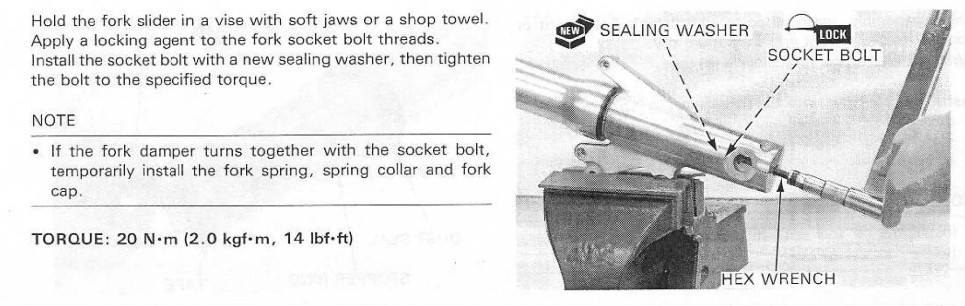 Front Fork Seal Replacement On Honda Valkyrie Cannot Remove